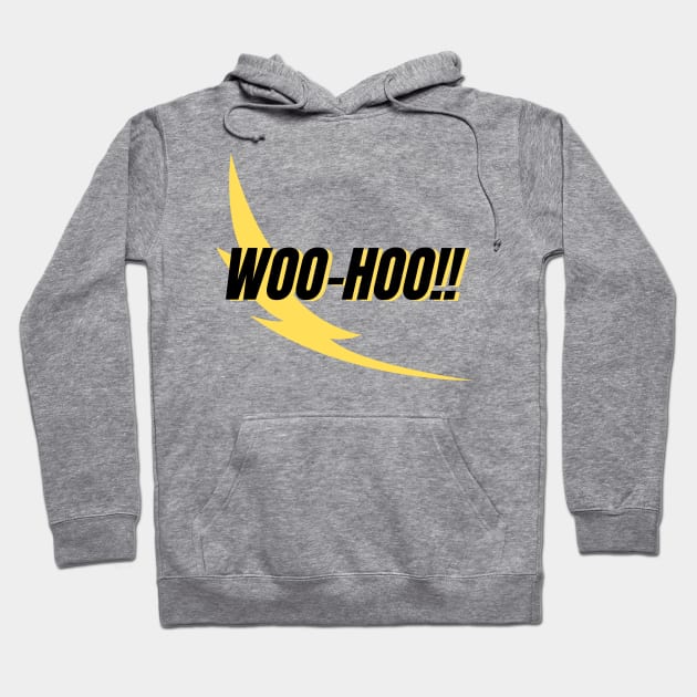 WOO-HOO Bolt Hoodie by Creatyle